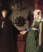 Jan Van Eyck, Details of Portrait of Giovanni Arnolfini and His Wife